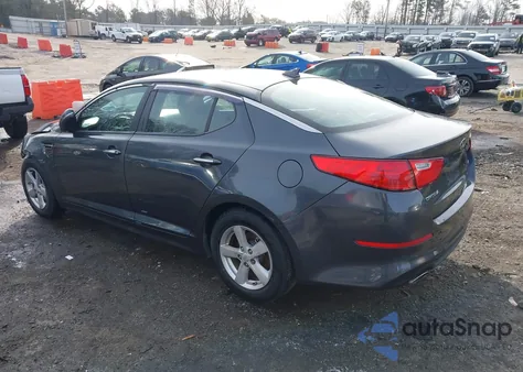 2015 Kia Optima Lx из США, поврежденный, VIN KNAGM4A74F5633714